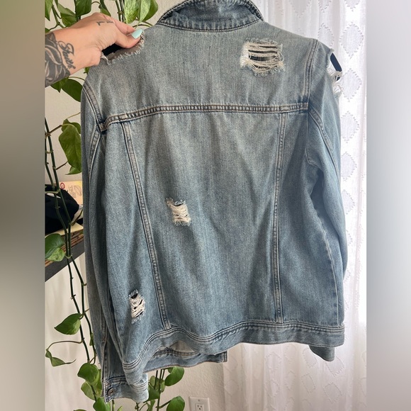 Distressed Jean Jacket - Picture 2 of 3
